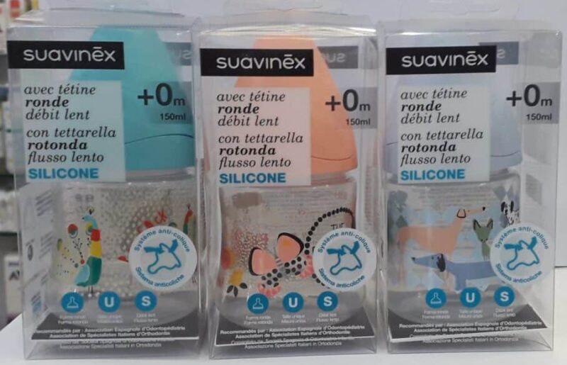 Suavinex Biberon En Silicon Debit Lent 150Ml